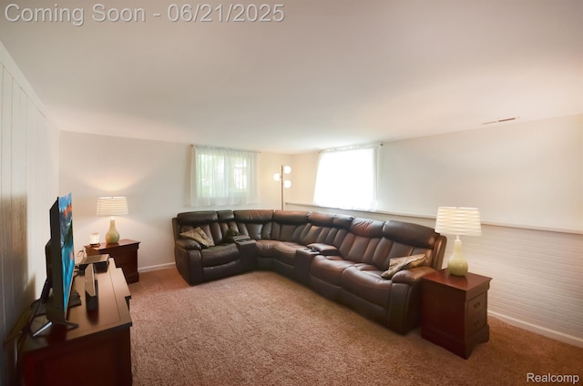 43475 Deborah Dr, Sterling Heights, MI 48313 - living area featuring carpet flooring and baseboards