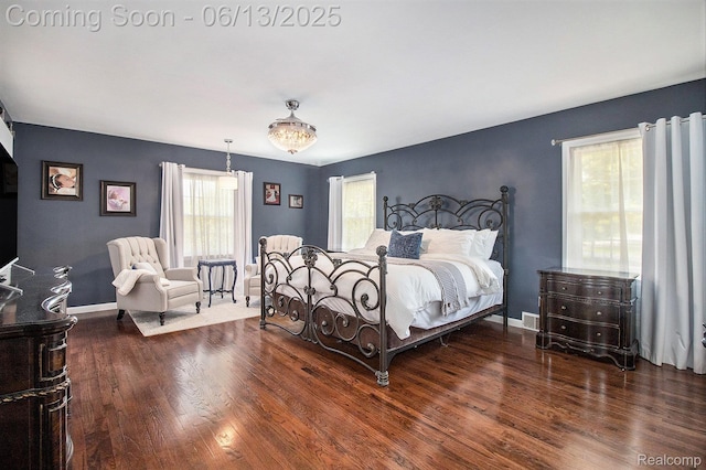 9875 Island Dr, Grosse Ile, MI 48138 - bedroom with wood finished floors and baseboards
