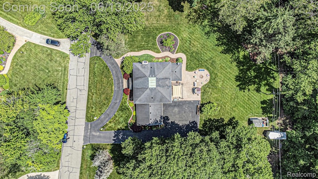 9875 Island Dr, Grosse Ile, MI 48138 - bird's eye view