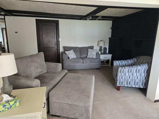 8991 Lakeview Dr, White Lake, MI 48386 - view of carpeted living room