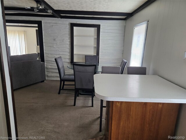 8991 Lakeview Dr, White Lake, MI 48386 - view of carpeted dining area