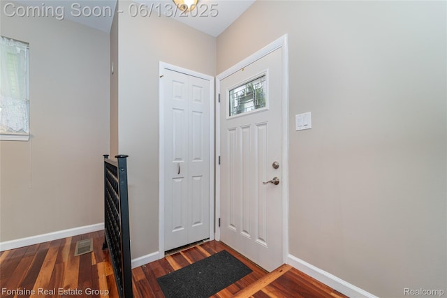 49904 Helfer Blvd, Wixom, MI 48393 - entryway with wood finished floors and baseboards