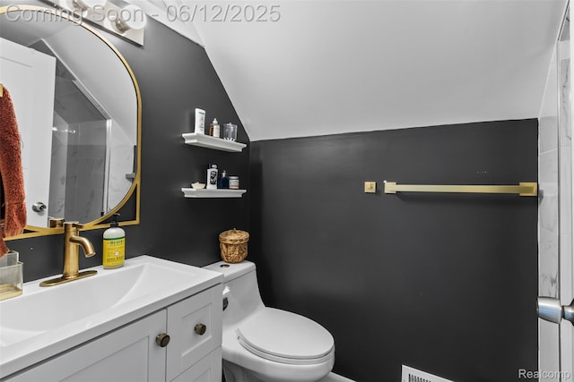 23083 Tawas Ave, Hazel Park, MI 48030 - full bath featuring lofted ceiling and vanity