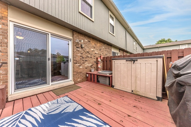 386 Hartman Ln, Saline, MI 48176 - view of wooden terrace