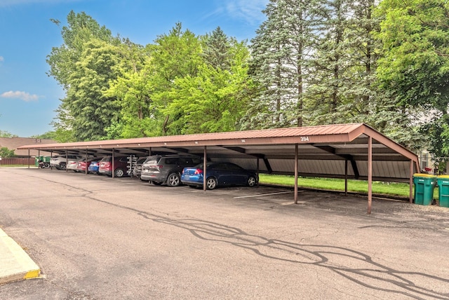 386 Hartman Ln, Saline, MI 48176 - view of covered parking lot