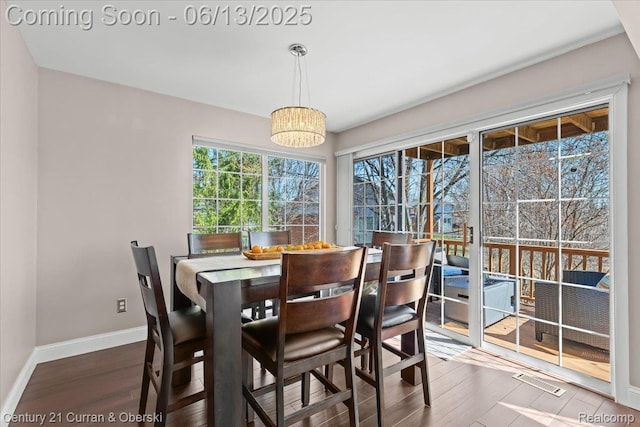 619 Winwood Cir, Walled Lake, MI 48390 - dining space with wood finished floors