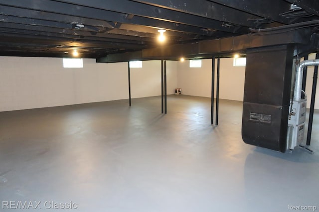 3132 N Monroe St, Monroe, MI 48162 - below grade area with heating unit