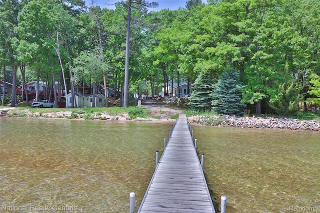 10475 W Higgins Lake Dr, Roscommon, MI 48653 - view of dock area
