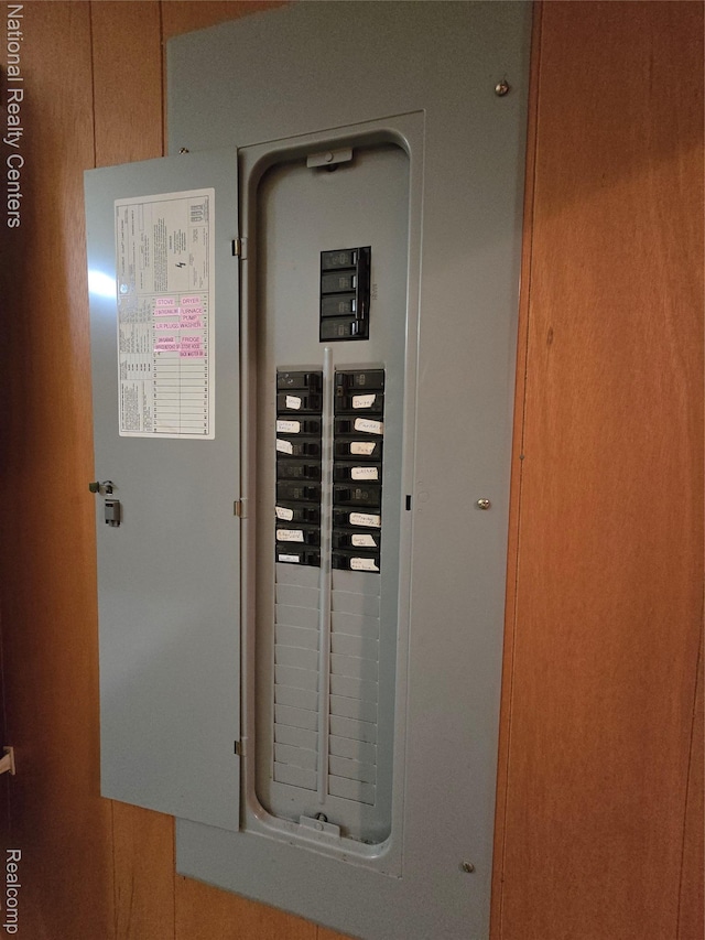 10475 W Higgins Lake Dr, Roscommon, MI 48653 - utility room with electric panel