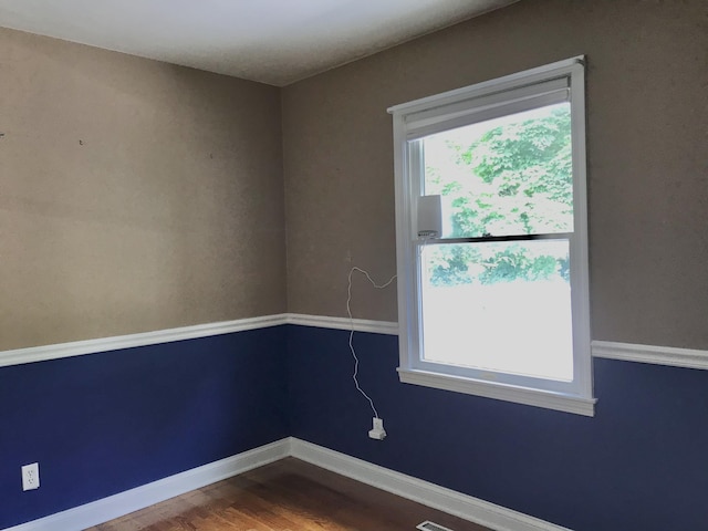 66223 Grey Lake Rd, Sturgis, MI 49091 - empty room featuring wood finished floors and baseboards