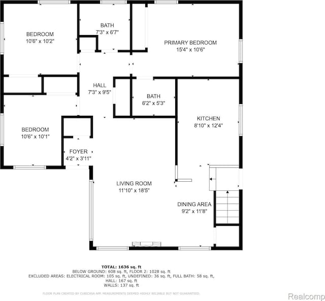 4006 Highfield Rd, Royal Oak, MI 48073 - home floor plan