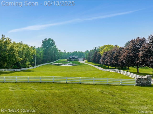 8173 Earhart Rd, South Lyon, MI 48178 - view of yard with a view of countryside