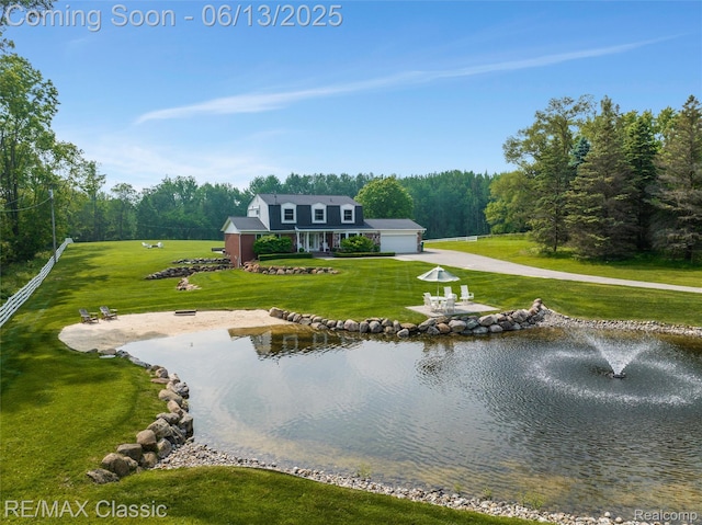 8173 Earhart Rd, South Lyon, MI 48178 - water view with a forest