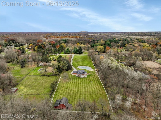 8173 Earhart Rd, South Lyon, MI 48178 - aerial view of a forest