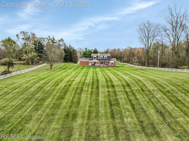 8173 Earhart Rd, South Lyon, MI 48178 - view of yard with a view of trees and a view of rural / pastoral area