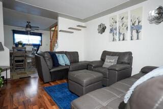 2924 Austin St, Muskegon, MI 49444 - living room featuring wood finished floors