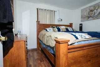 2924 Austin St, Muskegon, MI 49444 - bedroom featuring wood finished floors