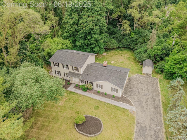 21993 Riverview Dr, Bloomfield Hills, MI 48025 - aerial view of property and surrounding area