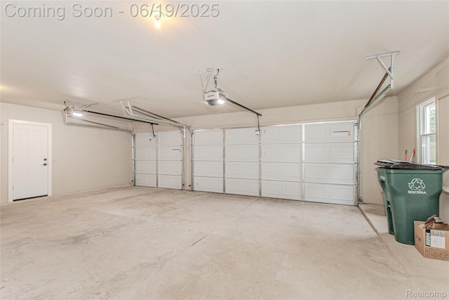 21993 Riverview Dr, Bloomfield Hills, MI 48025 - garage with a garage door opener