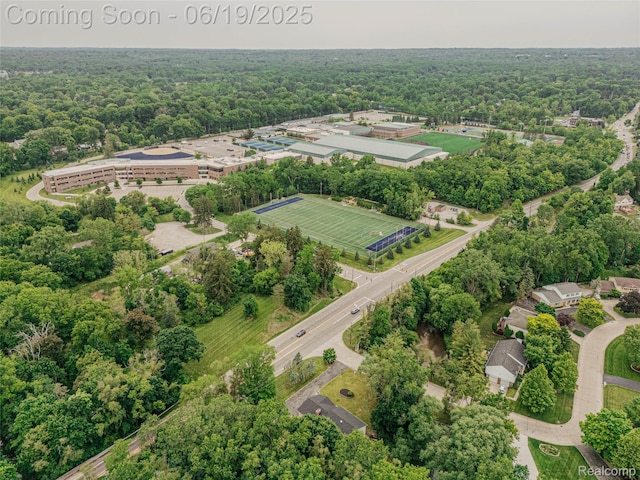 21993 Riverview Dr, Bloomfield Hills, MI 48025 - aerial view of a forest