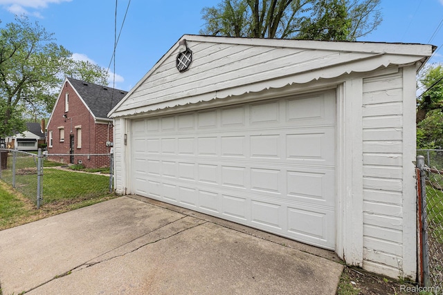 15377 Heyden St, Detroit, MI 48223 - view of detached garage