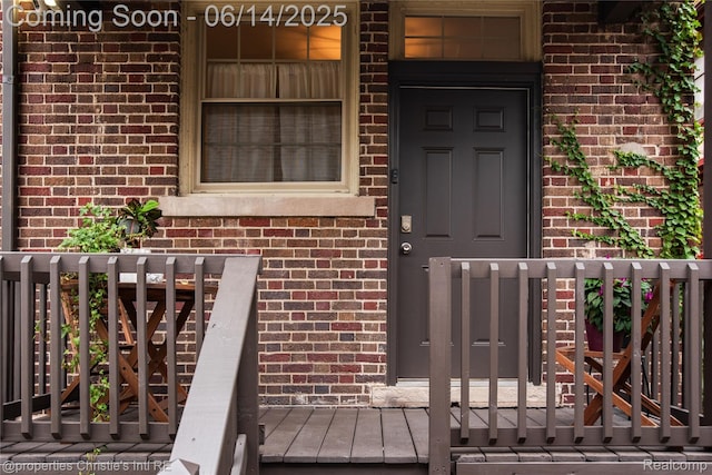 8604 La Salle Blvd, Detroit, MI 48206 - doorway to property with brick siding