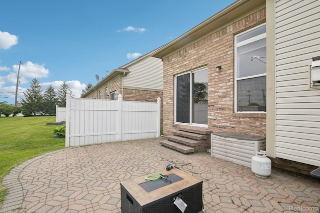 3871 Elvera Ln, Warren, MI 48092 - view of patio featuring entry steps