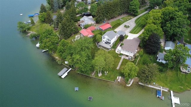 6081 Byram Lake Dr, Linden, MI 48451 - aerial overview of property's location with a nearby body of water