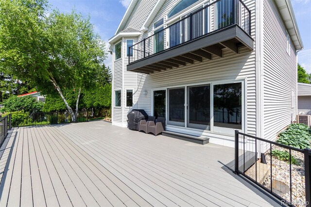 6081 Byram Lake Dr, Linden, MI 48451 - view of wooden deck