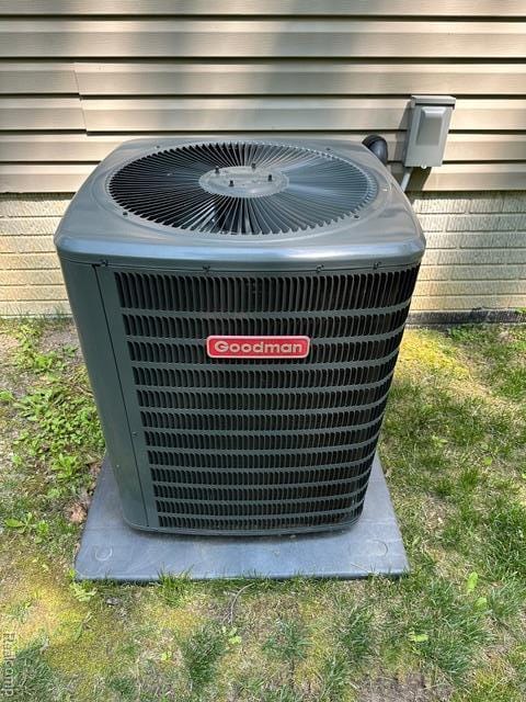 1727 Pero Lake Rd, Lapeer, MI 48446 - exterior view of central AC unit