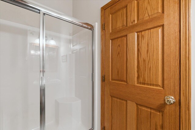 3438 Sandy Shore Dr, Metamora, MI 48455 - full bath featuring a shower stall