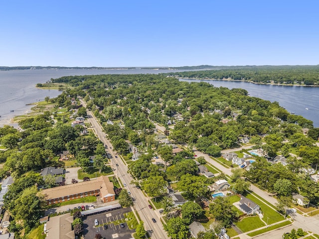 1018 Ruddiman Dr, North Muskegon, MI 49445 - drone / aerial view of a large body of water
