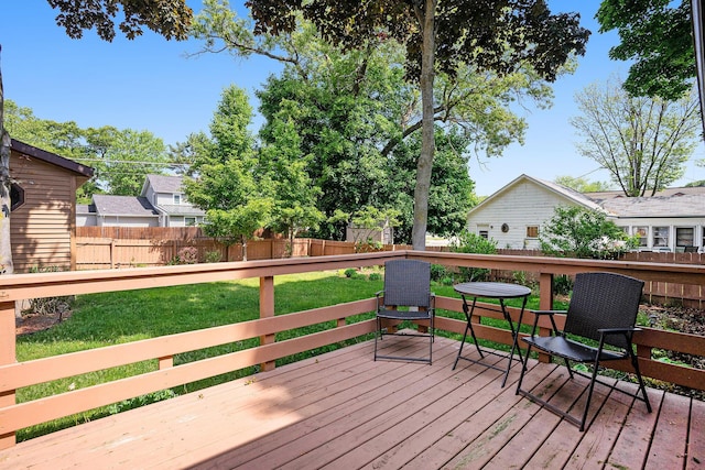 1018 Ruddiman Dr, North Muskegon, MI 49445 - view of deck