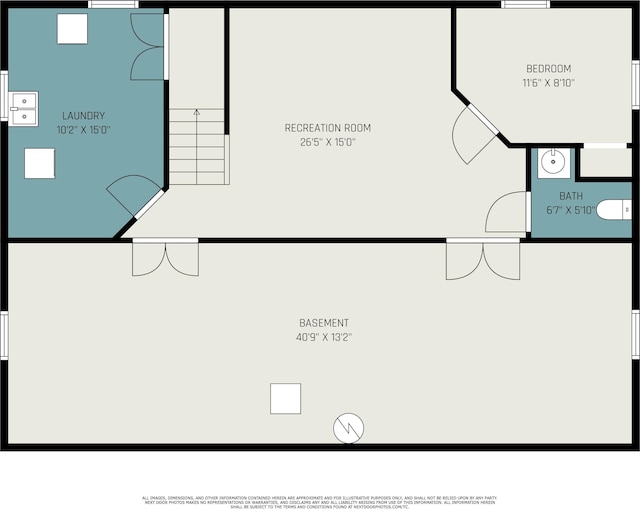 1018 Ruddiman Dr, North Muskegon, MI 49445 - home floor plan
