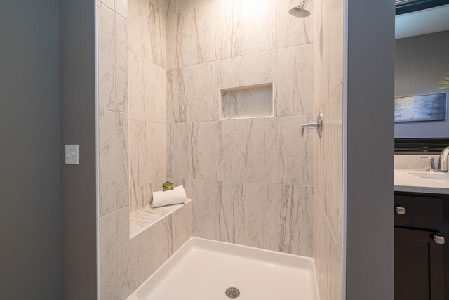 9421 Sassafras Trl Unit 76, Portage, MI 49002 - full bath with a tile shower and vanity