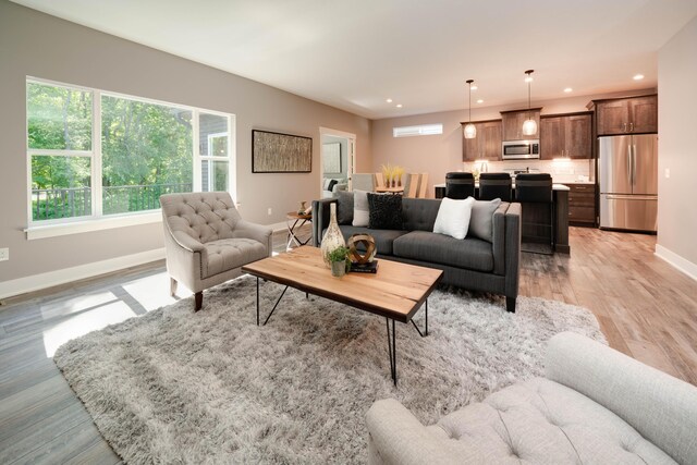 9421 Sassafras Trl Unit 76, Portage, MI 49002 - living area with recessed lighting