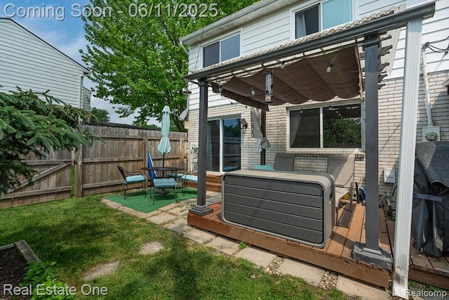 104 Manor Way Unit 1, Rochester Hills, MI 48309 - view of patio with a wooden deck