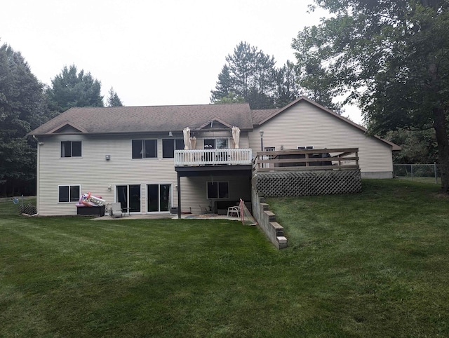 8544 Esmond Rd, Hale, MI 48739 - back of house featuring a deck