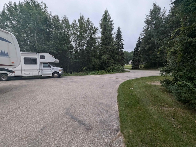 8544 Esmond Rd, Hale, MI 48739 - view of asphalt road with a view of trees