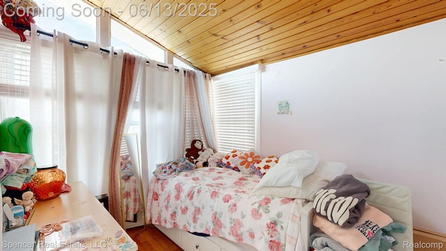 579 Dunleavy Dr, Highland, MI 48356 - bedroom featuring wood ceiling