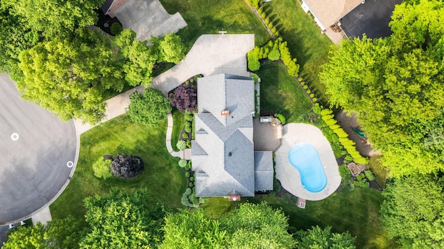 3265 Estates Dr, Saint Joseph, MI 49085 - drone / aerial view of a pool area