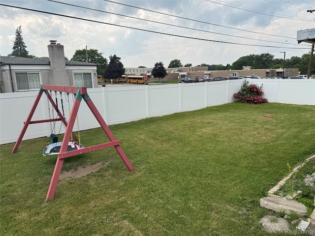 30347 Dell Ln, Warren, MI 48092 - view of yard with a playground