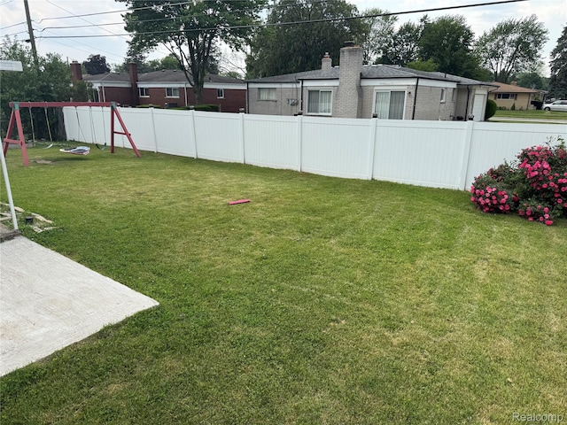 30347 Dell Ln, Warren, MI 48092 - view of yard with a playground