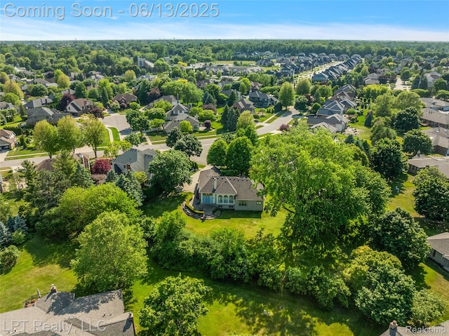 13815 Silent Woods Dr, Shelby Twp, MI 48315 - aerial view of residential area