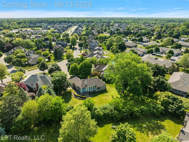 13815 Silent Woods Dr, Shelby Twp, MI 48315 - aerial view of residential area