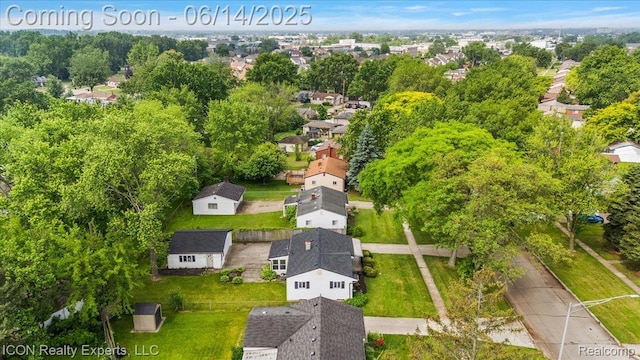 2570 Tarry Dr, Macomb, MI 48310 - aerial overview of property's location with nearby suburban area