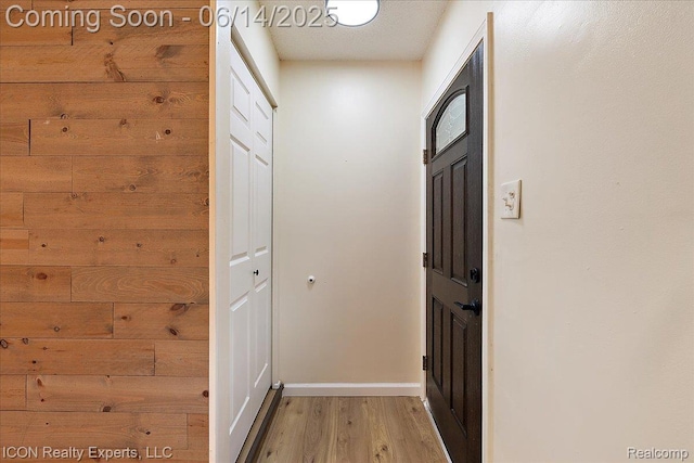 2570 Tarry Dr, Macomb, MI 48310 - corridor with wood finished floors and baseboards
