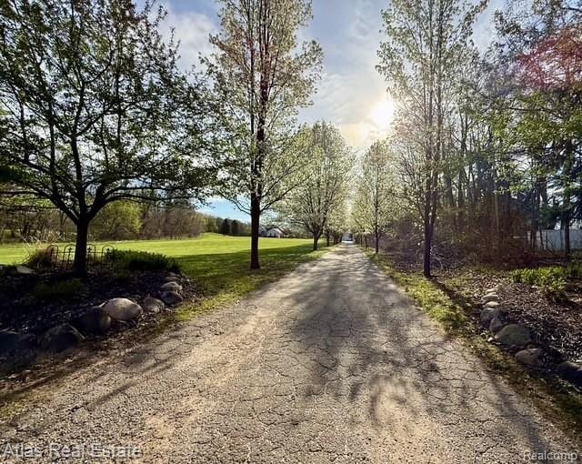 5415 Walker Rd, Davison, MI 48423 - view of asphalt road