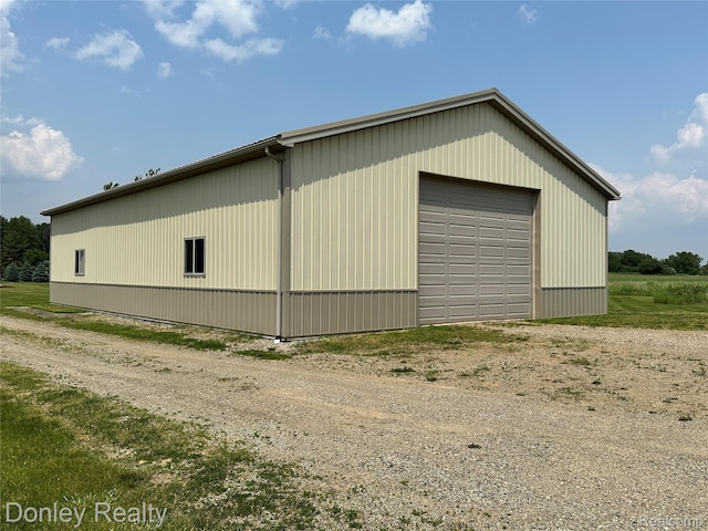 250 N Decker Rd, Snover, MI 48727 - detached garage with driveway