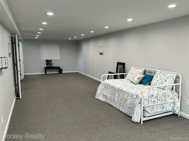 250 N Decker Rd, Snover, MI 48727 - carpeted bedroom featuring recessed lighting and baseboards